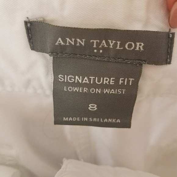 | Sale | Ann Taylor White Shorts Signature Fit - Picture 5 of 8
